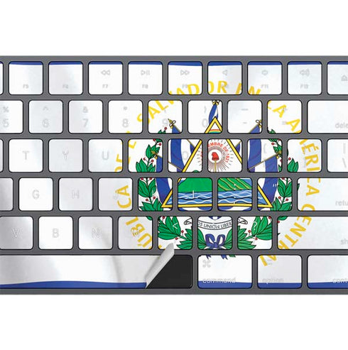 El Salvador Flag Magic Keyboard with Numeric Keypad Skin
